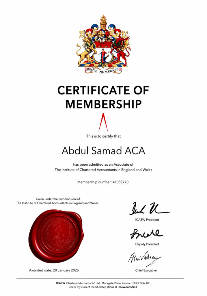 ACA Certified Accountant